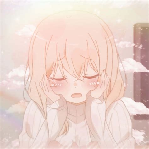 Download Blushing Anime Girl Aesthetic Discord Pfp Wallpaper