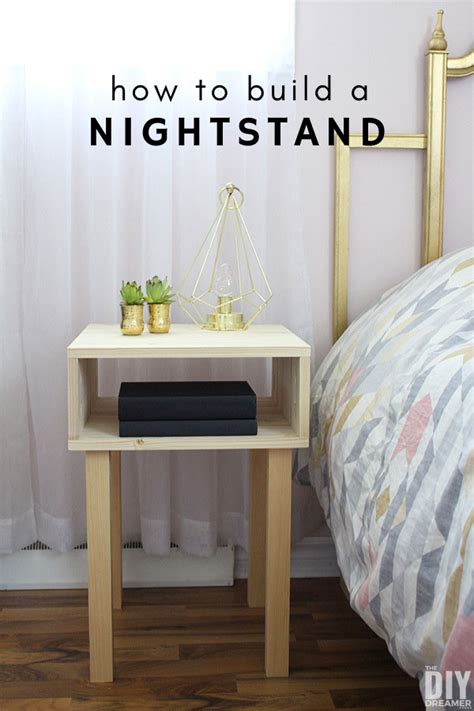 How To Build A Nightstand For Under 40 Diy Nightstand Simple