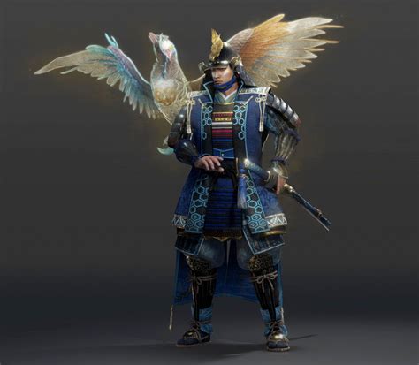 Azai Nagamasa Art Nioh 2 Art Gallery Game Character Design Fantasy