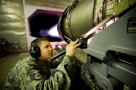 Test Cell Airmen Prep F 16 Engines For Flight Misawa Air Base