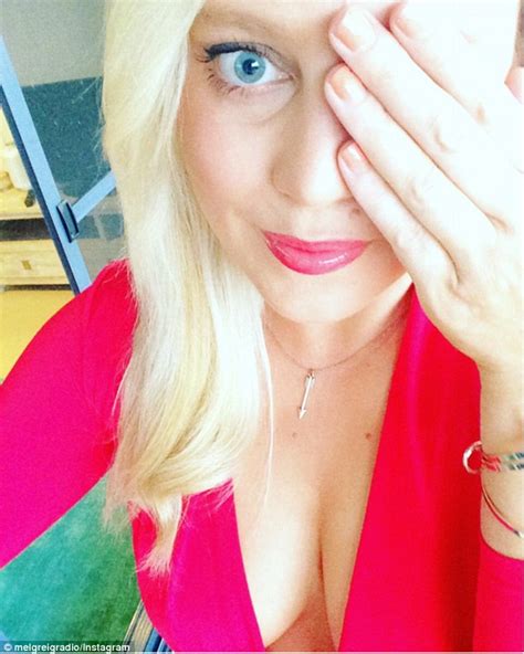 DJ Mel Greig Shows Off Her Cleavage In Sexy Instagram Post Daily Mail Online