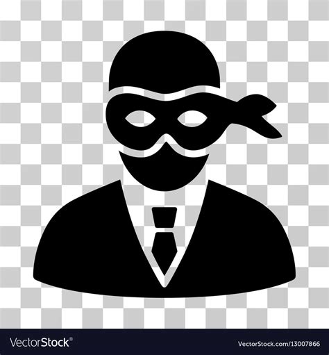 Masked Thief Icon Royalty Free Vector Image Vectorstock