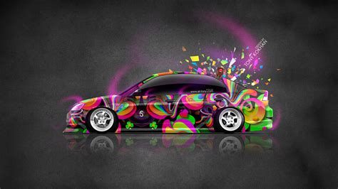 Картинки Tony Kokhan Honda Civic Jdm Multicolors Car Style Domo