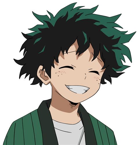 Im Here Now Too Heres A Smiling Hi Res Izuku For You All Thanks To