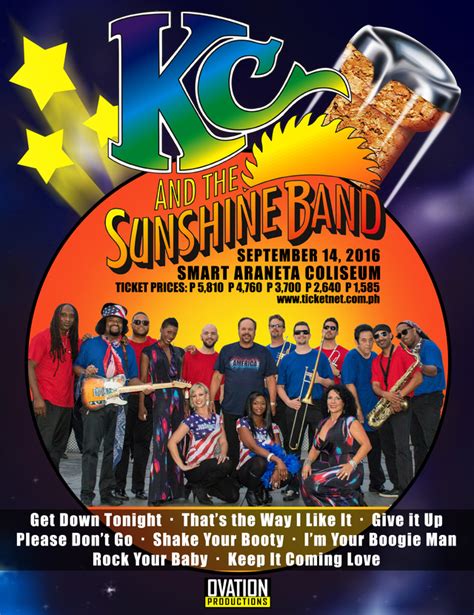 Kc And The Sunshine Band To Perform In Manila