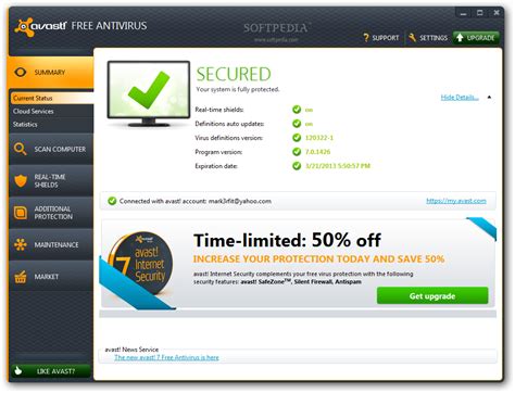 These give you basic protection by detecting and. avast! Free Antivirus 7 Stable
