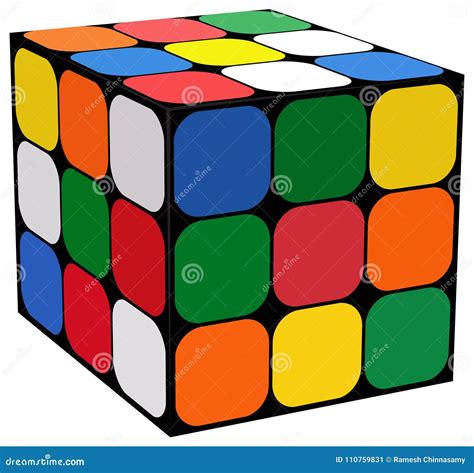 Cubo De Rubik Foto Editorial Ilustración De Hospitalidad 110759831
