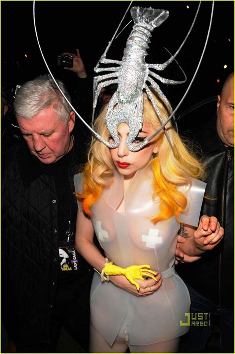 Lady Gaga Showing Her Tits And Thong In See Thru Dress Porn Pictures