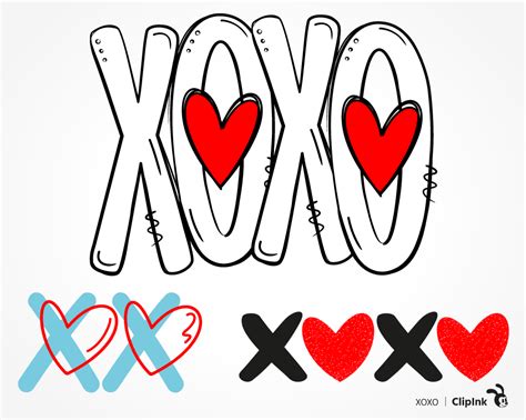 Xoxo Free Svg Svg Png Eps Dxf In Zip File