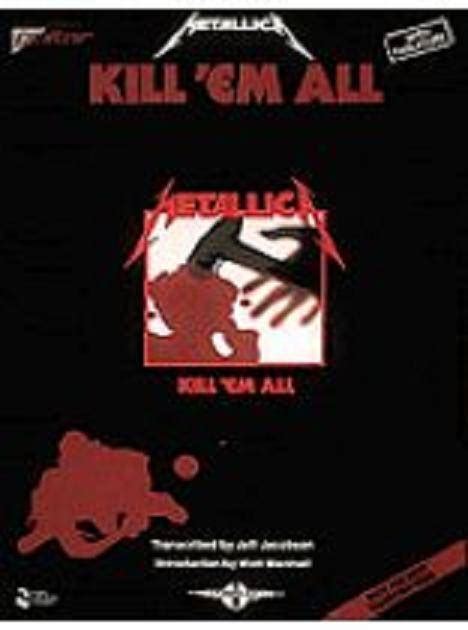 Cherry Lane Metallica Kill Em All Guitar Tab