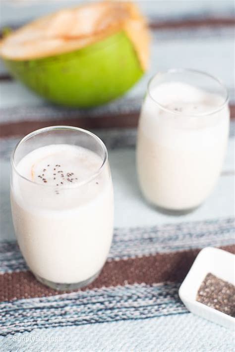 Coconut Smoothie Simply Bakings