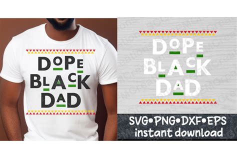 Dope Black Dad Svg Graphic By Sc Gem Creations · Creative Fabrica