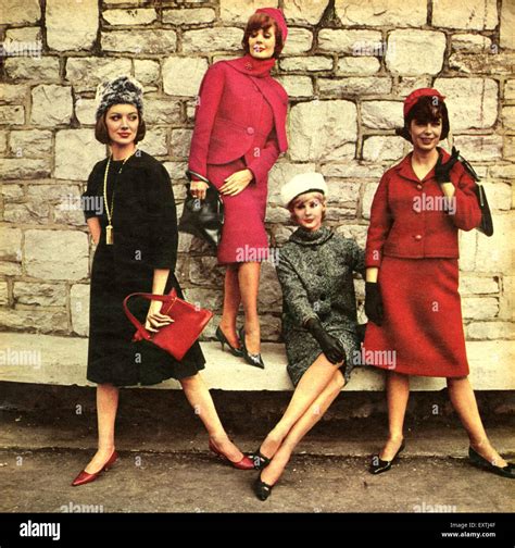 1960s Uk Womens Fashion Magazine Plate Stock Photo Alamy