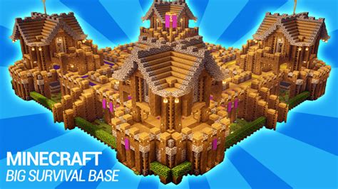 How To Build A Survival Base In Minecraft Build Tutorial Minecraft