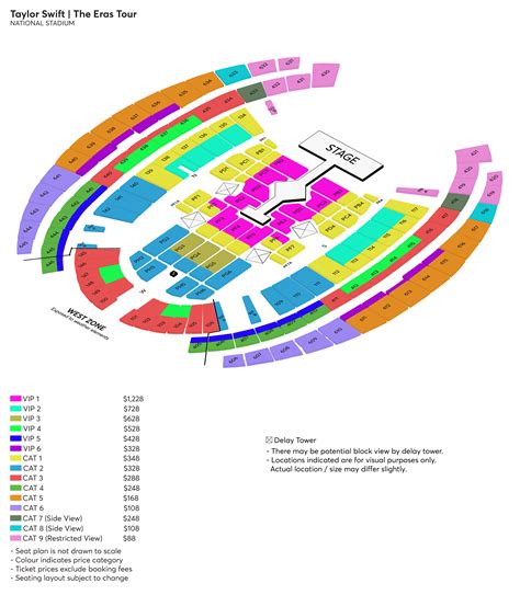 Seat Plan Konser Taylor Swift Di Singapura Ditambah Segini Harganya