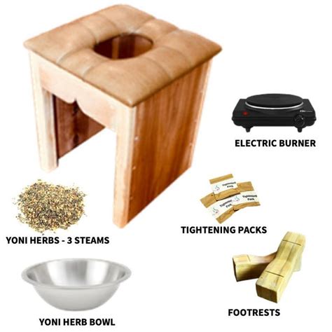 Best Yoni Steam Stool Kit Complete Etsy Yoni Steam