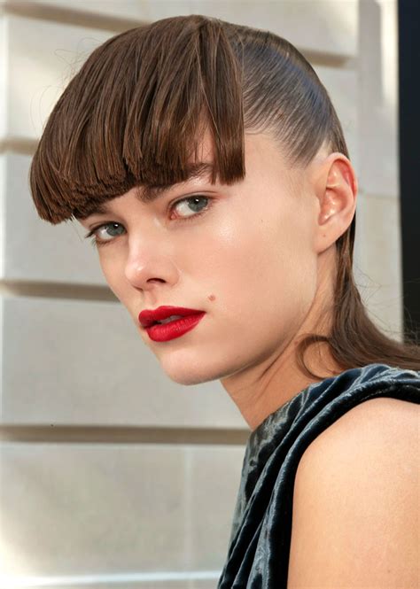 Runway Inspired Ways To Style Bangs Stylecaster