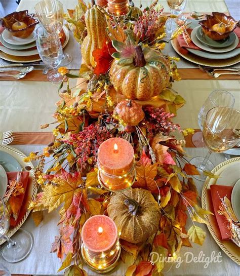 Dining Delight Thanksgiving Tablescape For A Small Gathering