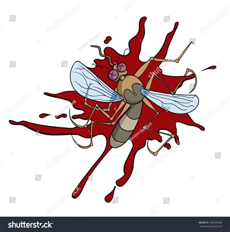 Slap Blood Mosquito Over 5 Royalty Free Licensable Stock Illustrations