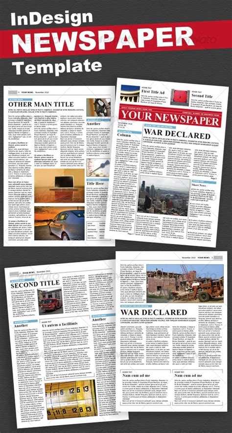 35 Best Newspaper Templates In Indesign And Psd Formats Psdtemplatesblog