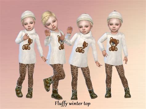 Fluffy Winter Set At Trudie55 Sims 4 Updates