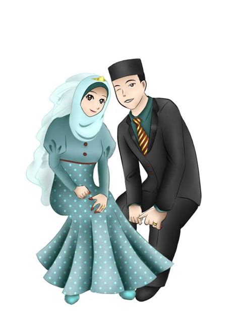 Couple wallpapers backgrounds free wallpapers download. 30+ Ide Gambar Kartun Muslimah Logo Pernikahan Islami ...