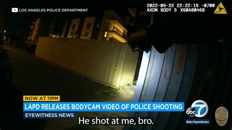 Lapd Bodycam Video Shows Moments Leading Up To Watts Police Shooting
