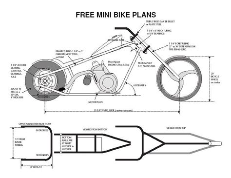 Mini Bike Blueprints