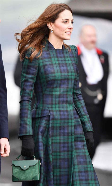 kate middleton recycles tartan coat from 2012