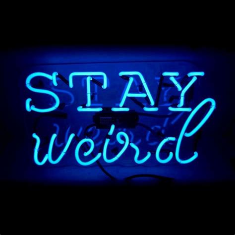 Weird Neon Sign Neon Aesthetic Neon Signs Blue Aesthetic
