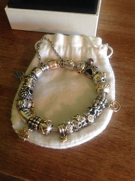 My Pandora Two Tone Bracelet Recently Completed With The September