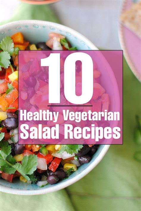 Top 20 Healthy Vegetarian Salad Recipes Tasty Vegetarian Recipes