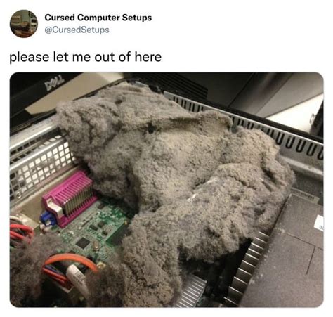 Twitter Account Shares Images Of Cursed Computer Setups 25 Pics