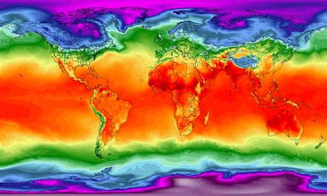 Climate Reanalyzer World Temperature Map As of March 31, 2018 - Our Planet