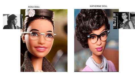 Rosa Parks Katherine Johnson Mattel Dolls Youtube