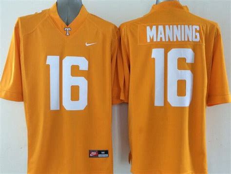 Mens Tennessee Volunteers 16 Peyton Manning Orange 2015 Ncaa Football