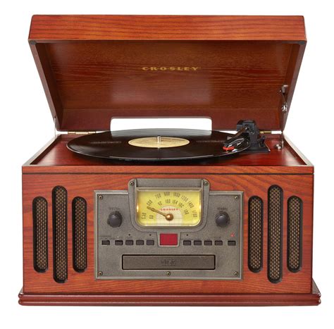 Crosley Cr704c Pa Musician Turntable With Radio Cd Player Cassette