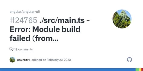 Srcmaints Error Module Build Failed From Nodemodulesngtoolswebpacksrcivyindex