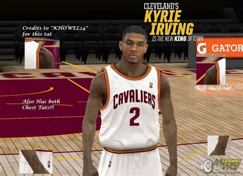 Kyrie ) geboren te melbourne, victoria, australia. Kyrie Irving- Tattoo Update - NBA 2K12 at ModdingWay