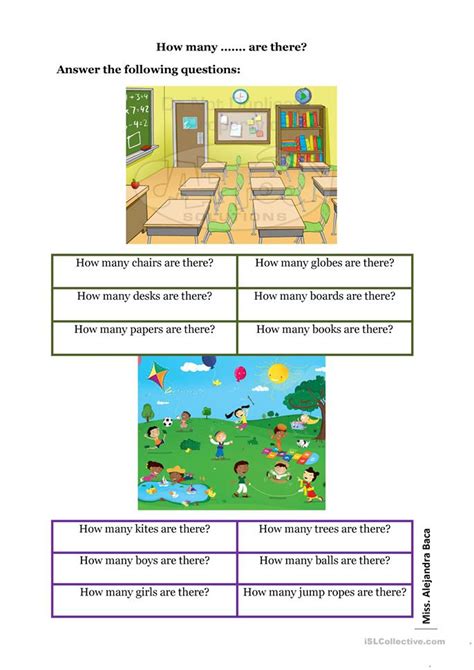 How many chairs do we need? How many are there? worksheet - Free ESL printable ...