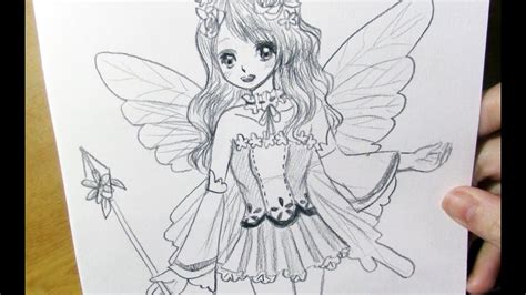 Cute Anime Fairies Drawing