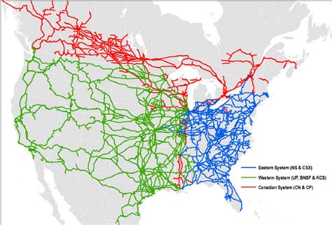 North America Passenger Train Maps