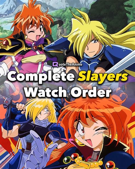 Slayers Anime Watch Order Artphotographyphotostudiofrankluger