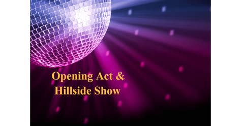 Pleasant Hill High School Presents Opening Act Hillside Concert