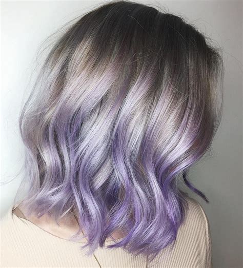 Okay so i'm getting silver hair with purple tips in the summer? The Prettiest Pastel Purple Hair Ideas | Short purple hair ...