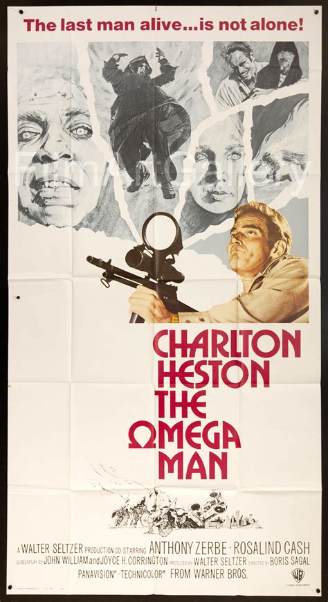 The Omega Man Movie Poster 1971 3 Sheet 41x81
