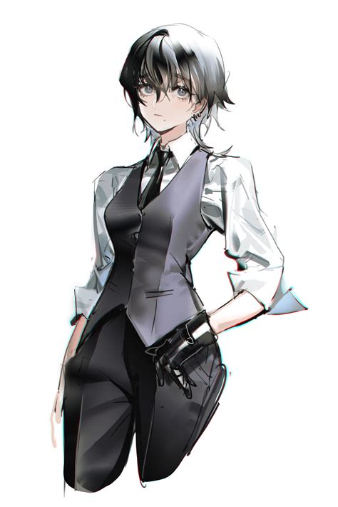 anime girl in a suit hot sex picture