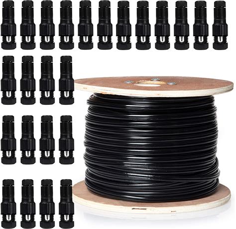 142 Low Voltage Landscape Wire With 24 Connectors 250ft Outdoor Low