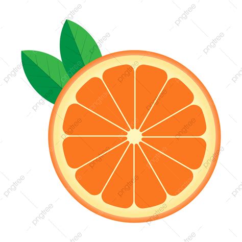 Orange Slice Vector Art Png Vector Of Orange Slice For Juice