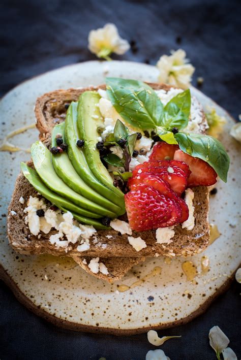 Avocado Goat Cheese Toast With Berries 20181005 2 Nutritious Eats